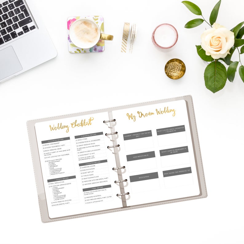 Printable Wedding Planner Kit