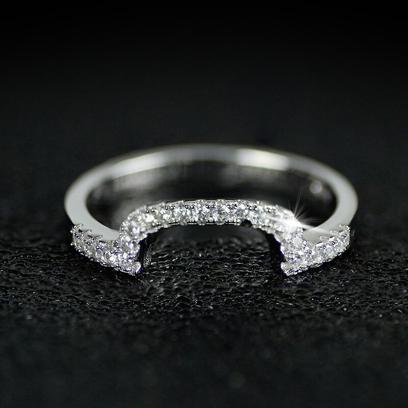 925 Sterling Silver Engagement Wedding Rings