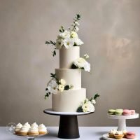 wedding budget advice to use minimalist cake